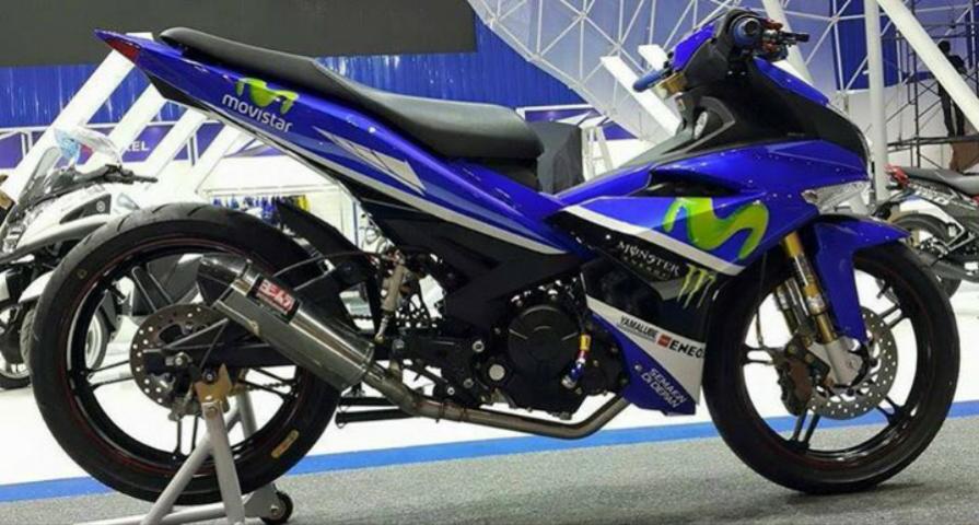  Yamaha  MX  King 150  Livery MoviStar MotoGP Sudah siap 